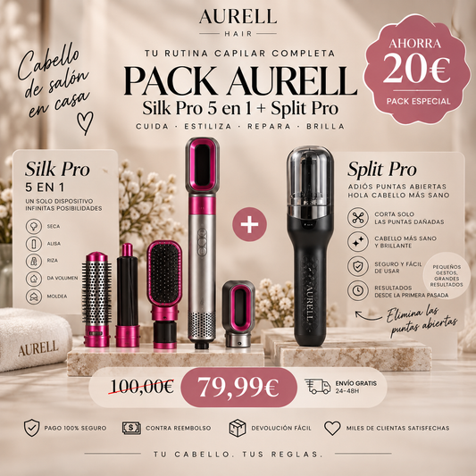 Aurell Complete Hair Pack | SilkPro + SplitPro